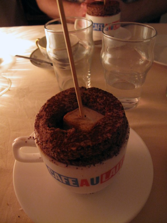 chocolate soufflé
